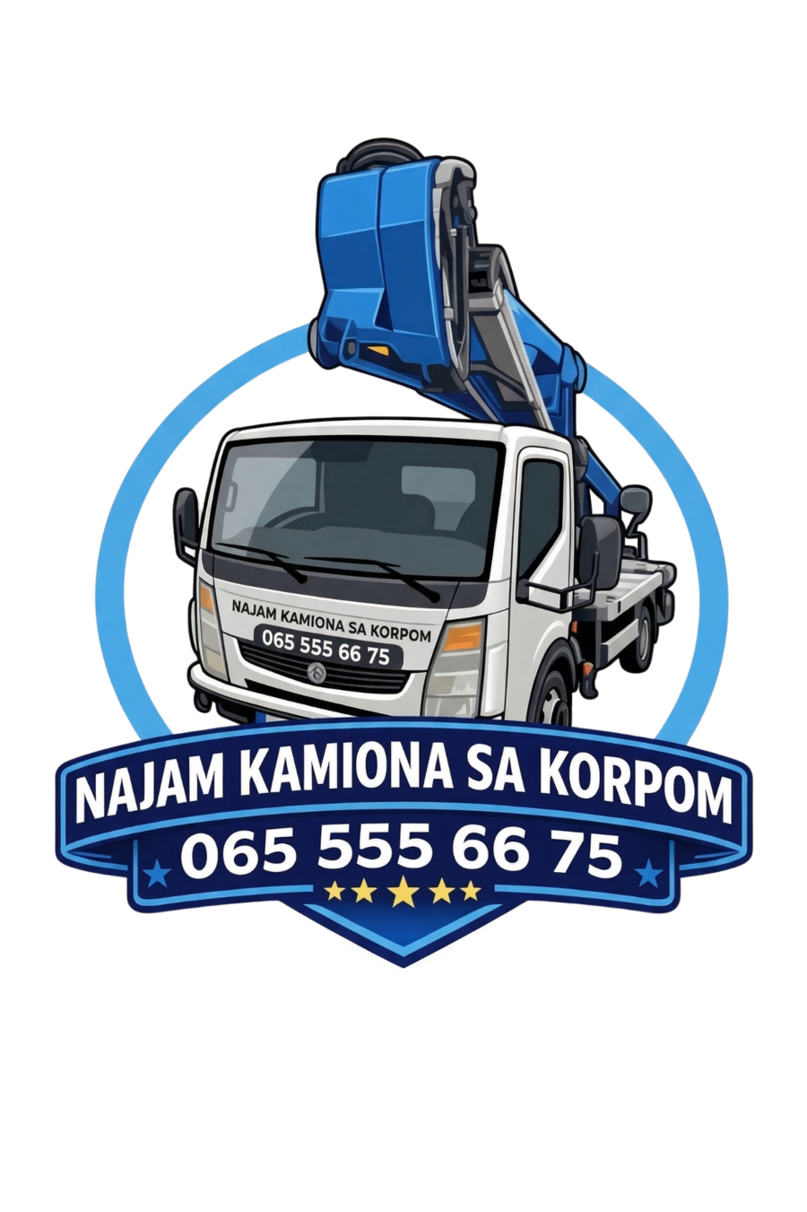 Kamion sa korpom - Najam hidraulične platforme do 19 metara